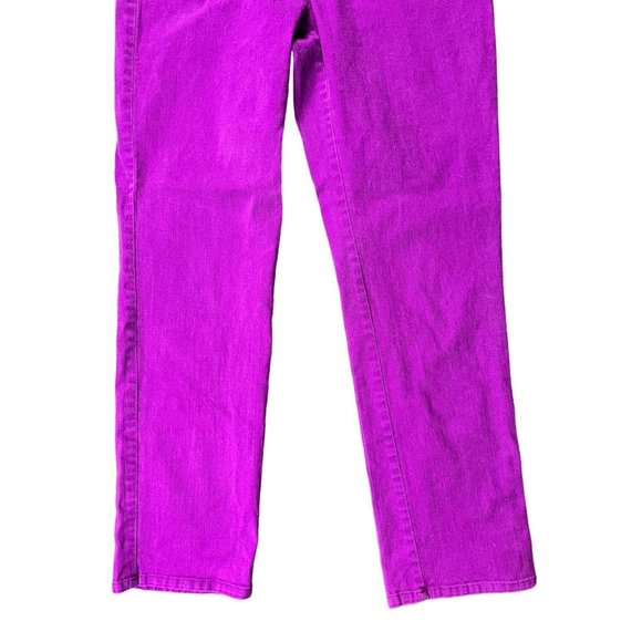 Women's Peck & Peck Stretchy Pink/Fuchsia Jeans, Size 10 (e18) - Picture 8 of 8